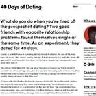 40 días de citas