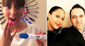 Tamera Mowry et le test de grossesse