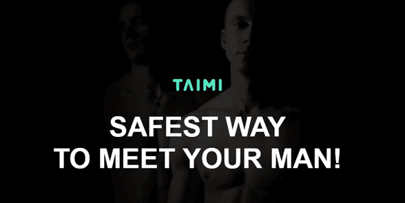 Screenshot der Taimi-Homepage