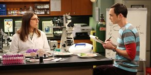 Big Bang Theory'den Amy ve Sheldon'ın Fotoğrafı