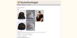 Screenshot van GlutenFreeSingles-merchandise