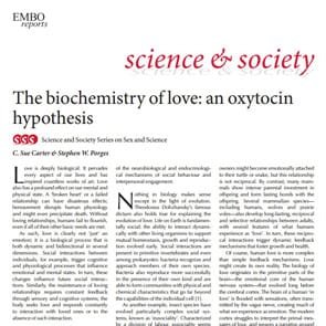 Fotografie z „Biochemie lásky: hypotéza o oxytocinu“