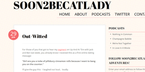 Capture d'écran d'un article de blog Soon2BeCatLady