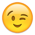 Afbeelding van knipogende emoji