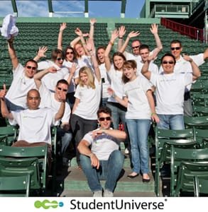 Foto van het StudentUniverse-team