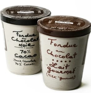 Foto der Schokoladenfondue-Produkte von igourmet