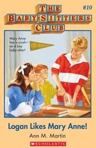 Cover van The Baby-Sitters Club #10: Logan houdt van Mary Anne!