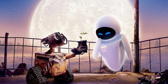 Photo de Wall-E et de sa petite amie