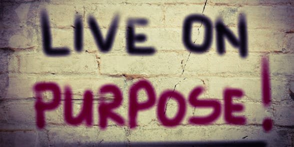 Foto van Live on Purpose-graffiti