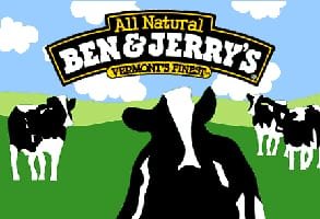 Foto van het Ben & Jerry's-logo