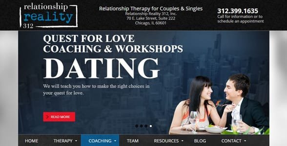 Zrzut ekranu strony warsztatów Relationship Reality 312