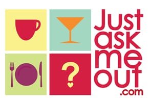 JustAskMeOut logosunun fotoğrafı