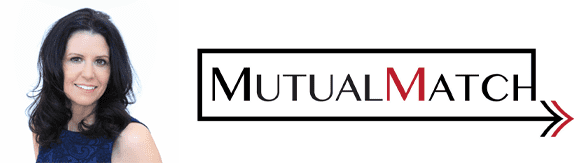 Kopfschuss von Terran Shea und das Logo von Mutual Match