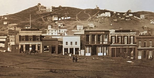 1851'de San Francisco'nun fotoğrafı