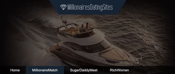 Capture d'écran de MillionairesDatingSites.com