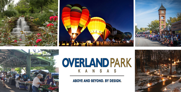 Collage von Aktivitäten im Overland Park