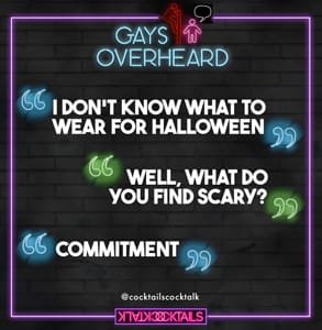 Screenshot van een Gays Overheard-graphic