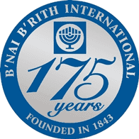 Foto des Logos zum 175-jährigen Jubiläum von B'nai B'rith