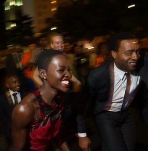Fotografie Lupity Nyong'o a Chiwetel Ejiofor na filmovém festivalu v New Orleans