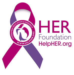 El logotipo de la Fundación HER