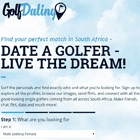 Golf-Dating