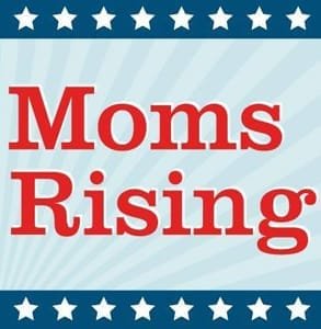 Foto van het MomsRising-logo