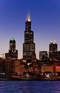 Chicago'daki Willis Kulesi'nin fotoğrafı