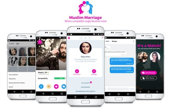 Photo de l'application MuslimMarriage sur les appareils mobiles
