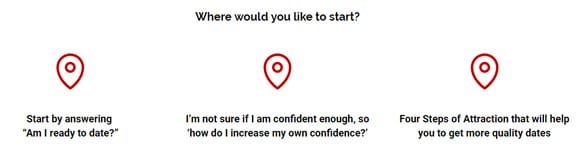 Lucie Luvidya'nın müşterilerine yönelik soruların ekran görüntüsü