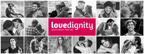 Screenshot des LoveDignity.com-Banners