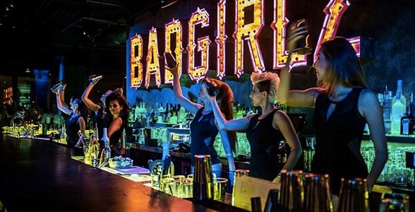 Foto van een lesbische bar