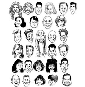 Caricaturas del elenco de Capitol Steps