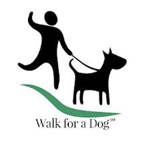 El logotipo de Walk for a Dog