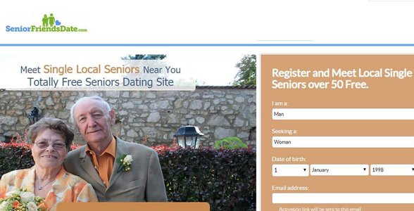 SeniorFriendsDate.com'un ekran görüntüsü