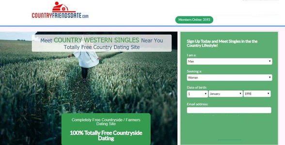 CountryFriendsDate.com'un ekran görüntüsü