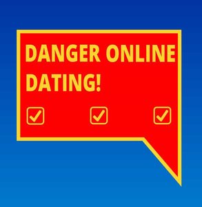 Foto van gevaar voor online daten