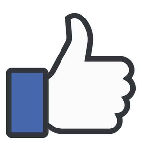 Het like-pictogram van Facebook
