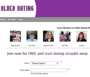 Capture d'écran Older-Dating
