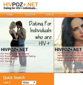 Screenshot van HIVPoz.net
