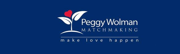 El logotipo de Peggy Wolman Matchmaking