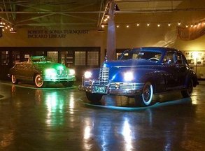 Foto von Packard-Autos im Packard Museum in Amerika
