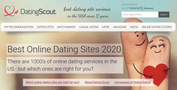 Screenshot von DatingScout