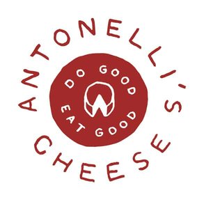 El logotipo de la tienda de quesos de Antonelli