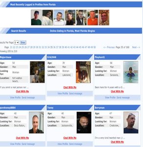 Captura de pantalla de los perfiles de YouDate