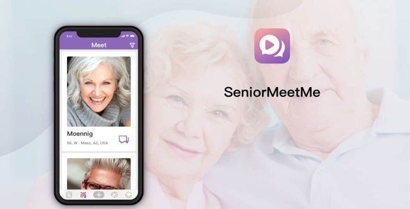 Screenshot van SeniorMeetMe