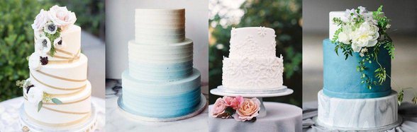 Lark düğün pastalarının fotoğrafı