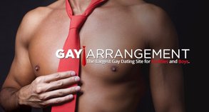 Screenshot van de banner van Gay Arrangement